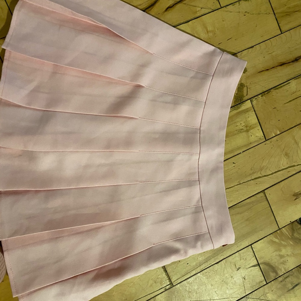 Pink tennis skirt